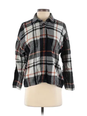 3/4 Sleeve Button-Down Shirt