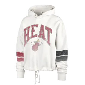 '47 Brand Miami HEAT Women's Crop Hoodie