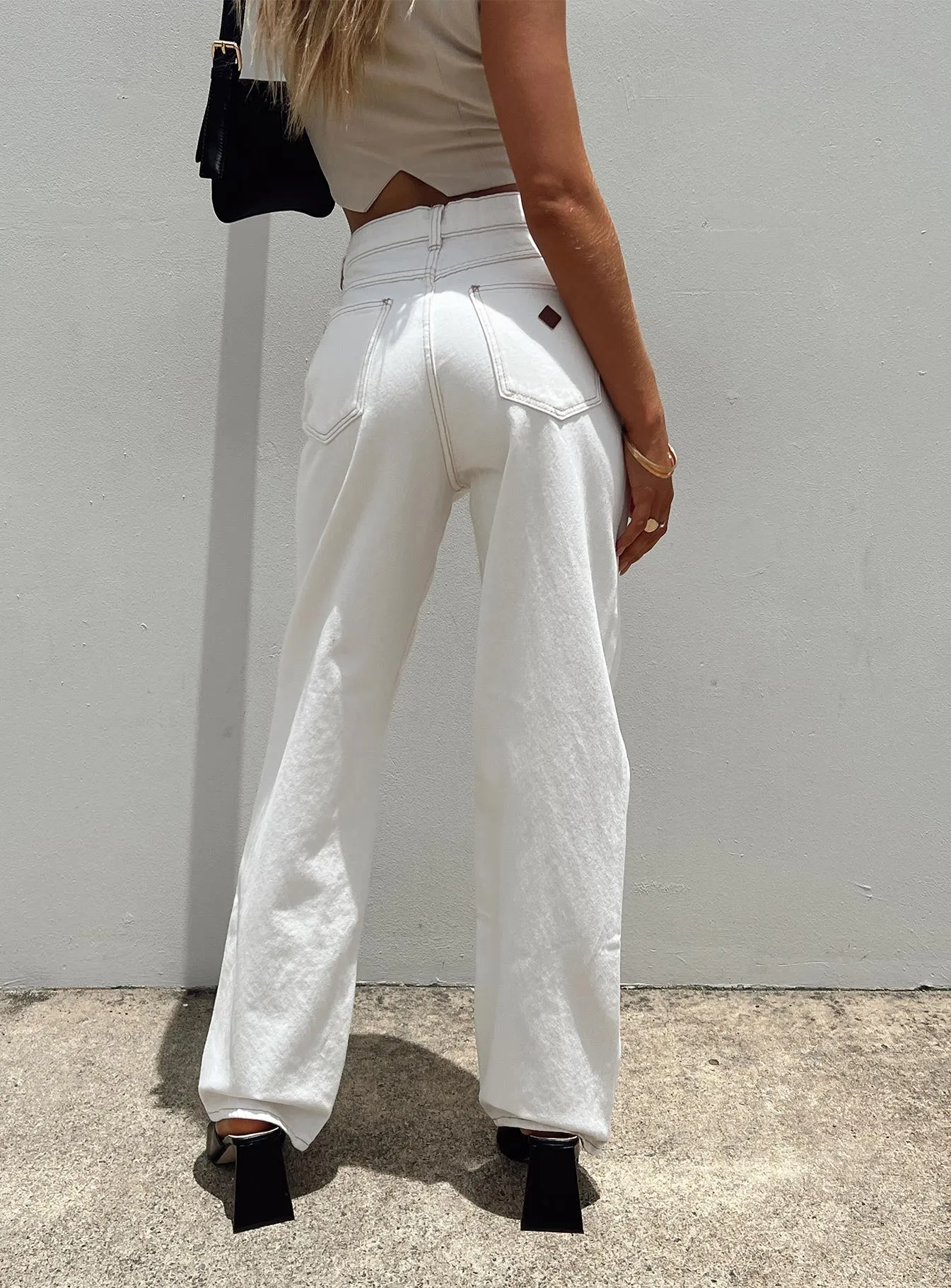 Abrand Slouch Jean Vintage White