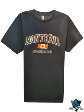 Adult Montreal Script T.shirt