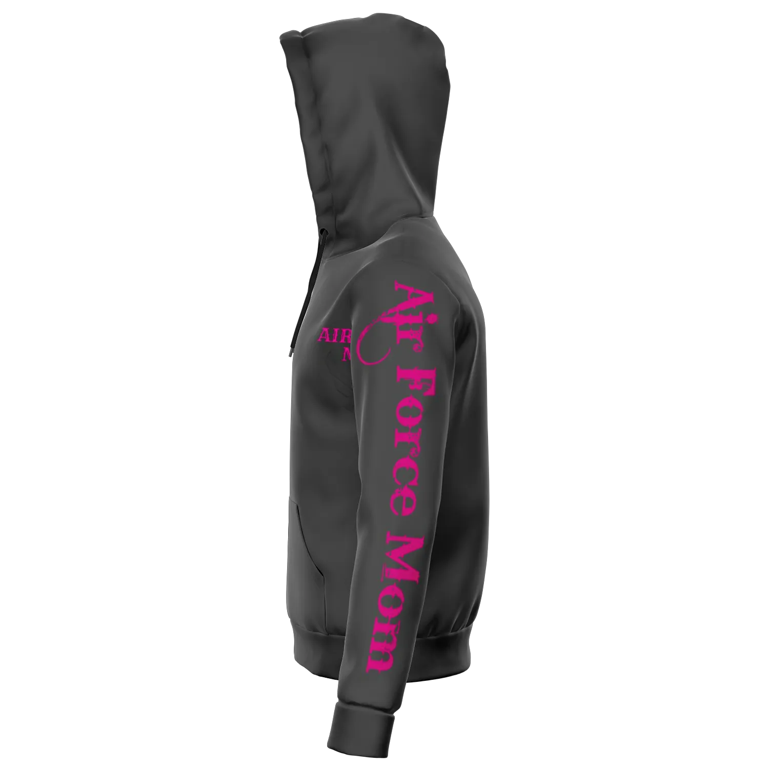 Air Force Mom Zip Up Hoodie