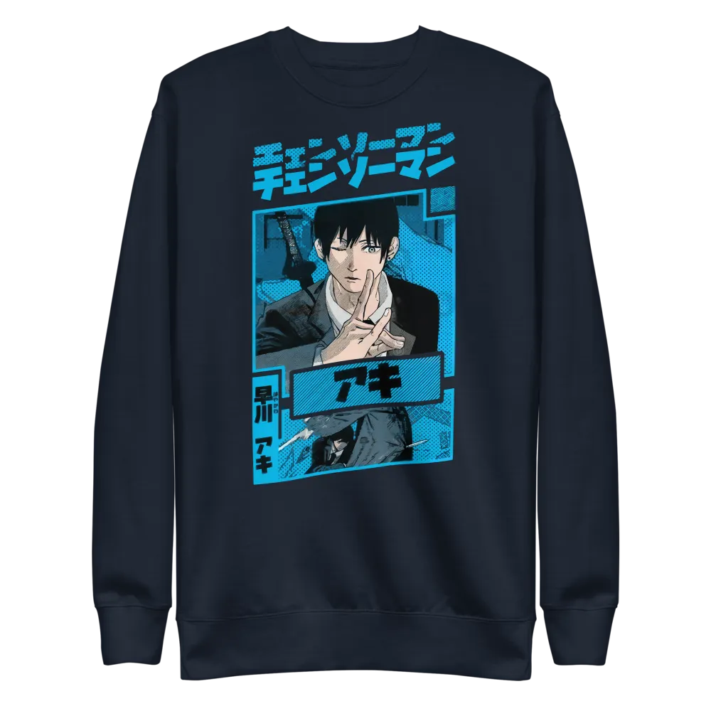 Aki Crewneck Sweatshirt Chainsaw Man