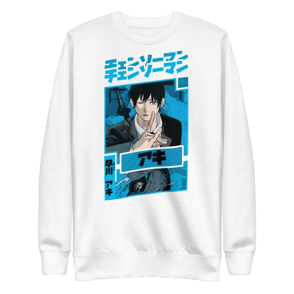 Aki Crewneck Sweatshirt Chainsaw Man