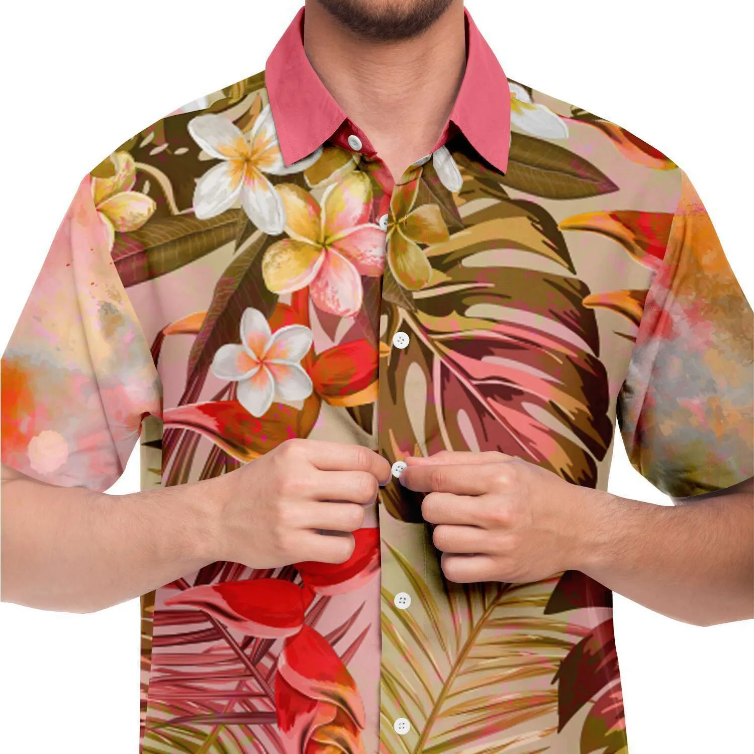 Brando Tahiti Short Sleeve Button Down Shirt