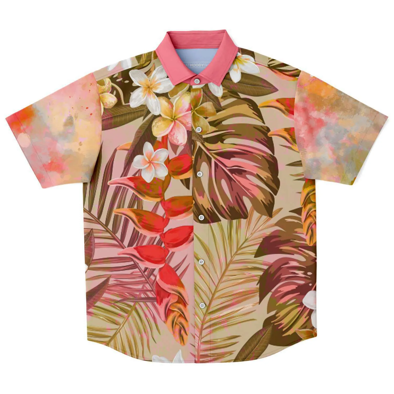 Brando Tahiti Short Sleeve Button Down Shirt