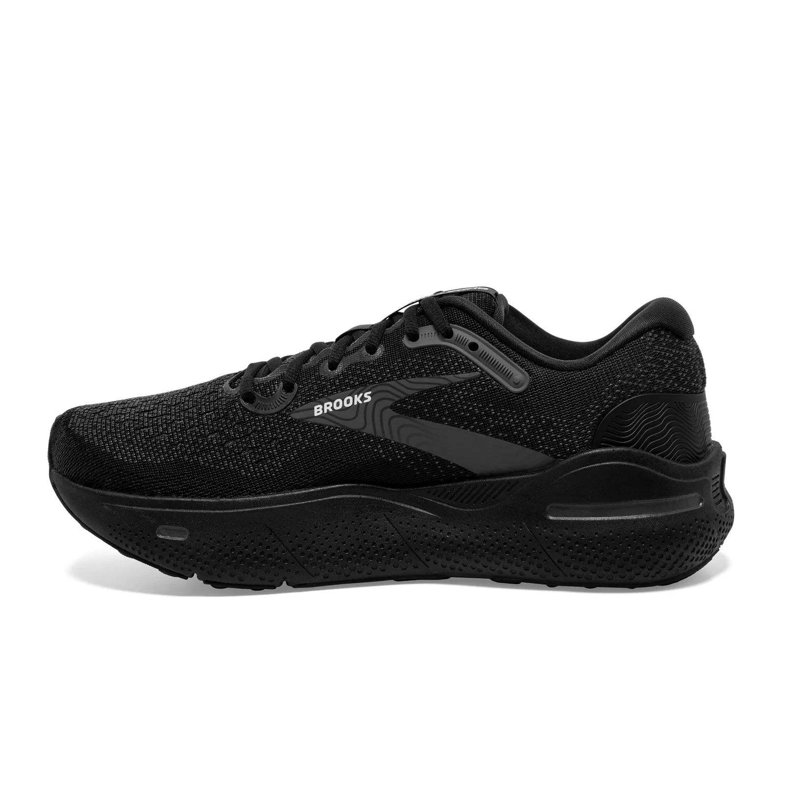 Brooks Ghost Max Running Shoe (Women) - Black/Black/Ebony