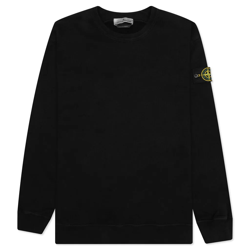 Brushed Crewneck Sweatshirt - Black