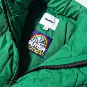 Butter Goods Grid Puffer Jacket Green