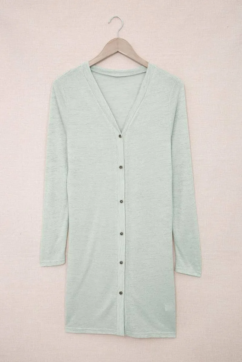 Button Down Light Cardigan