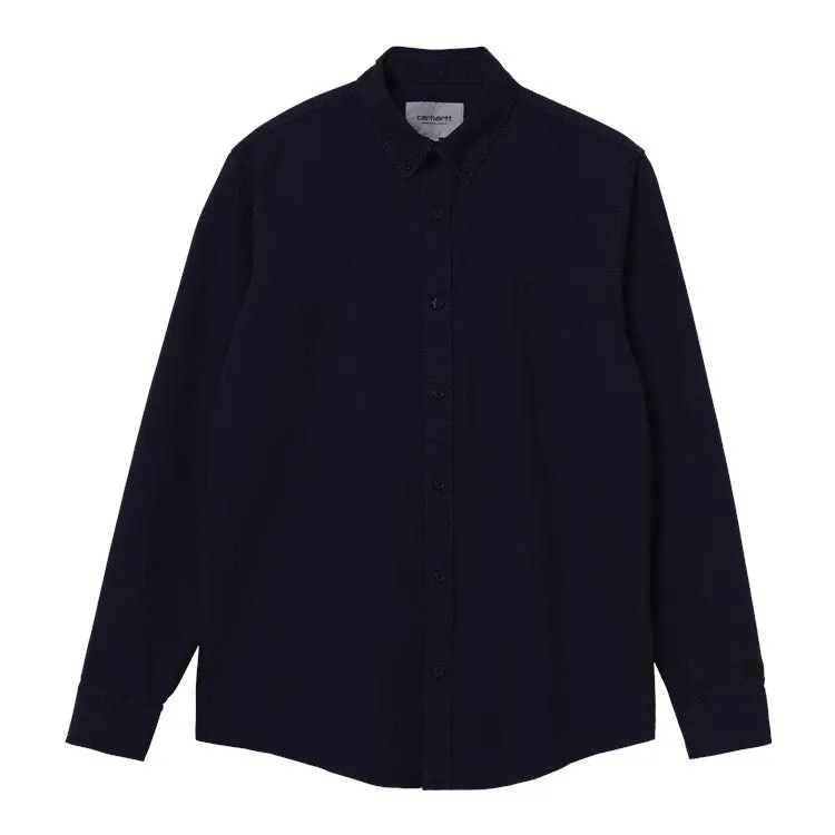 Carhartt L/S Bolton Shirt Dark Navy