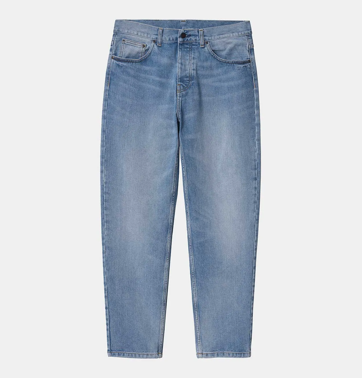 Carhartt WIP Newel Pant in Blue Light Used Wash