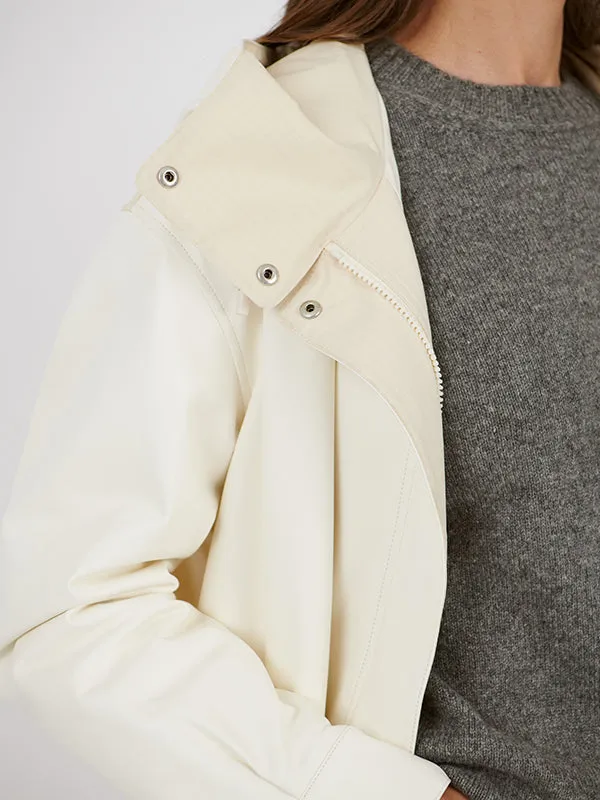 Coat Waterproof in Latte/Cream