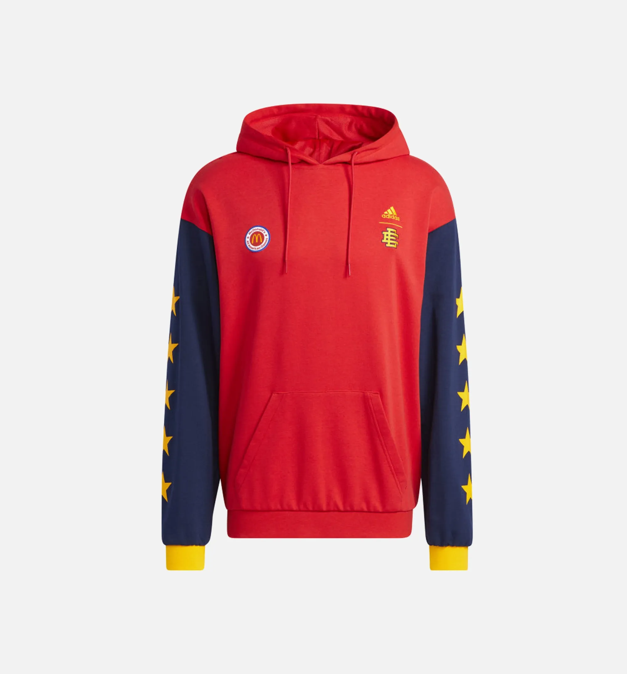 Eric Emanuel McDonalds Hoodie Mens Hoodie - Red/Blue