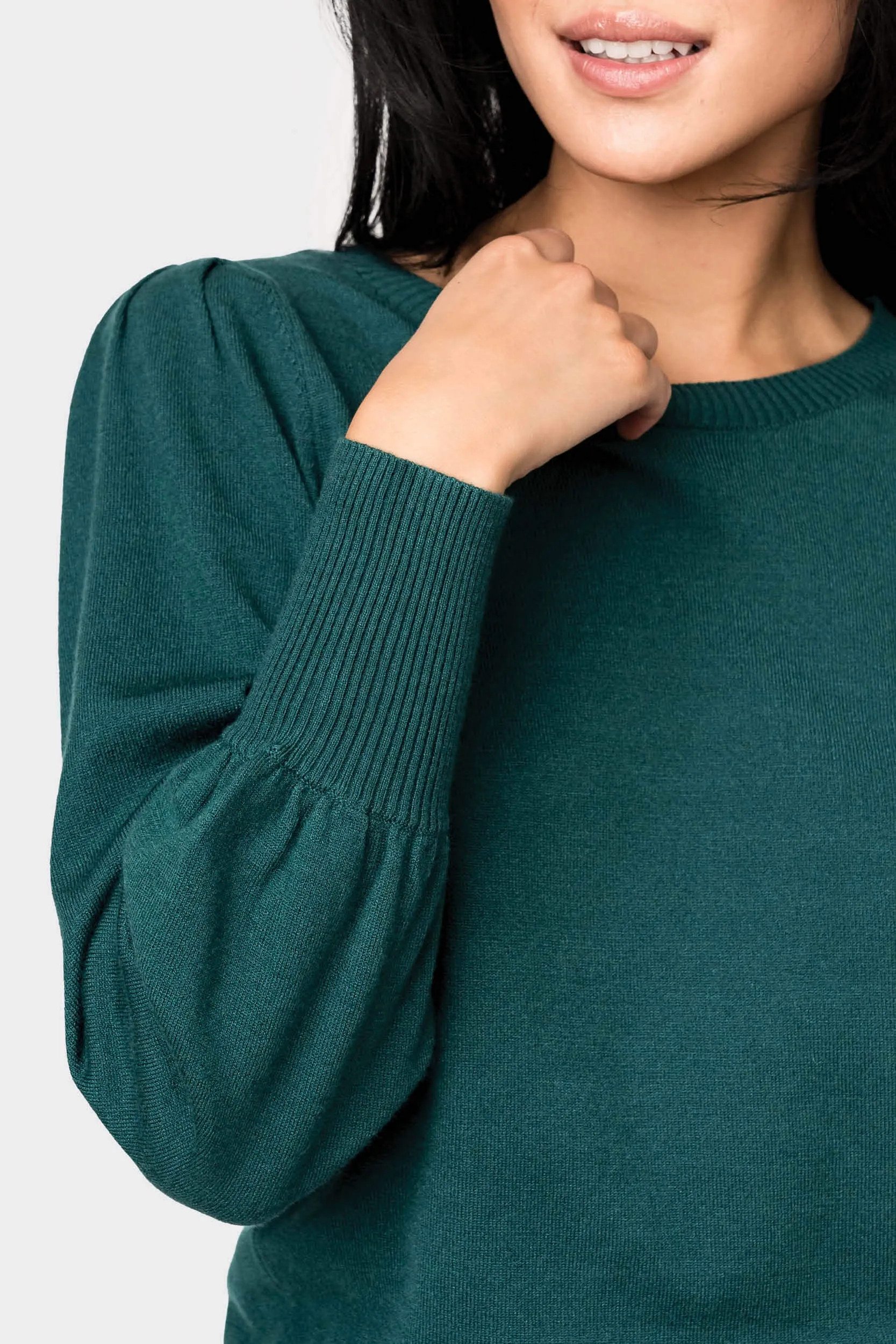 Essential Blouson Sleeve Sweater