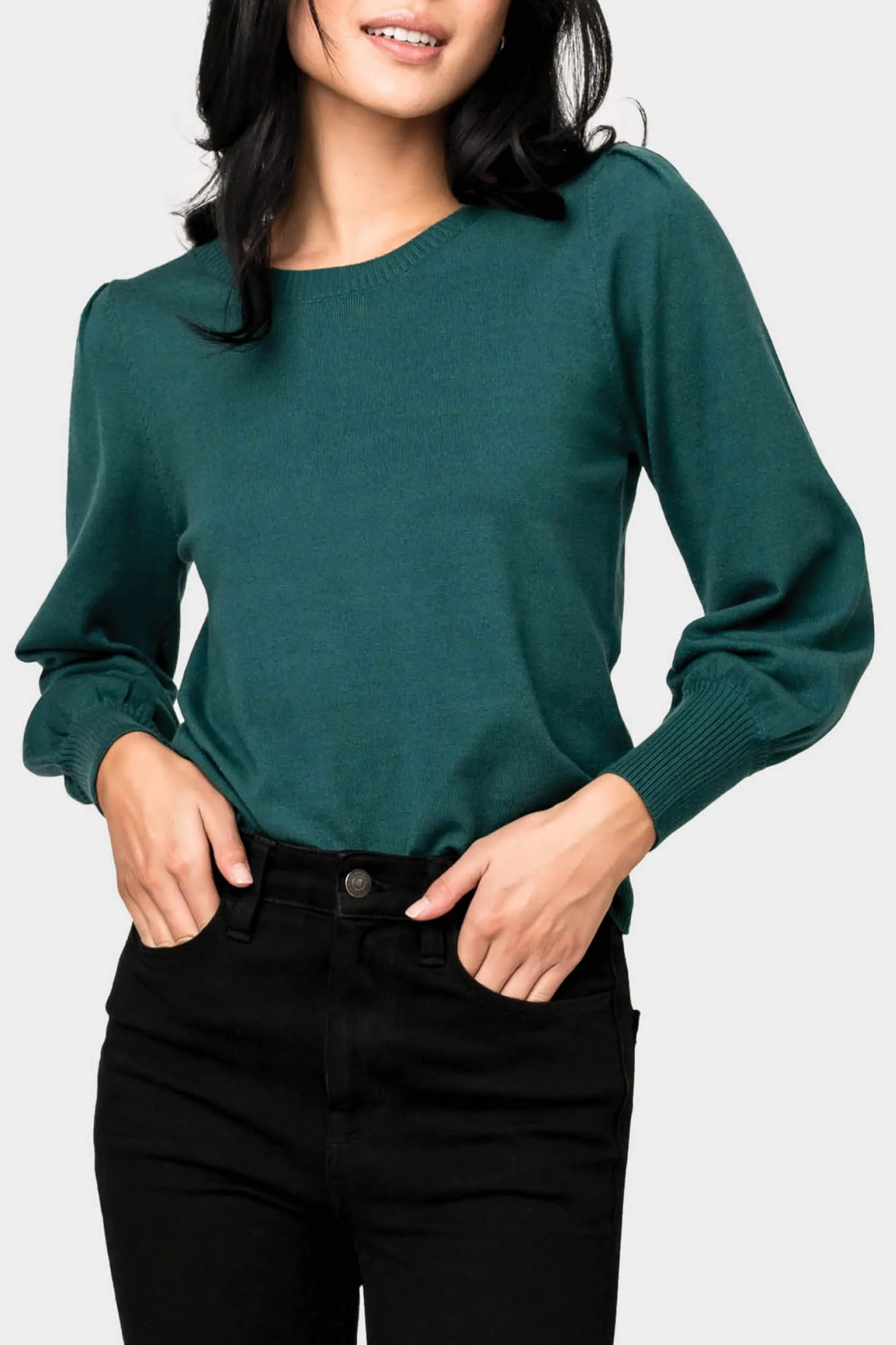 Essential Blouson Sleeve Sweater