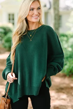 Give You Joy Emerald Green Dolman Sweater