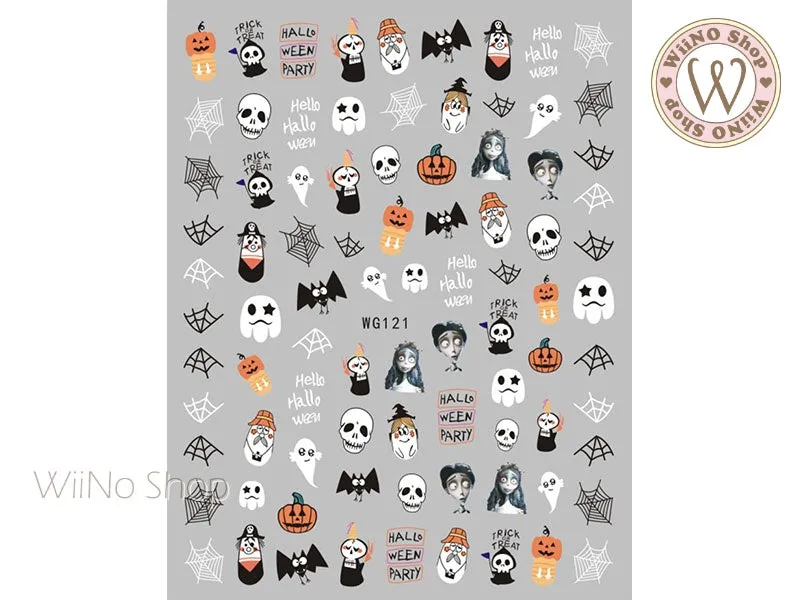 Halloween Adhesive Nail Art Sticker - 1 pc (WG121)