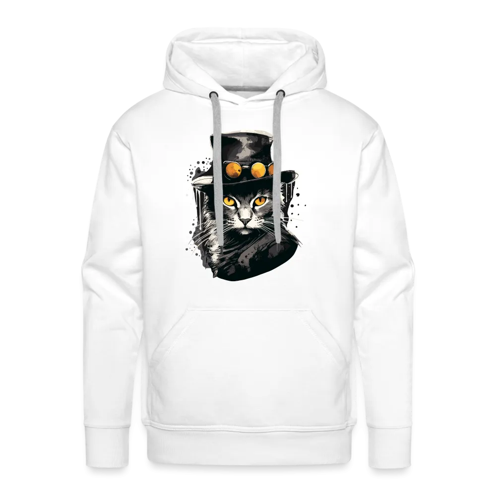 Herren Hoodie mit Katzenmotiv "Bayou Cat"