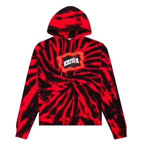 ICE CREAM STONE HOODIE - NEON RED