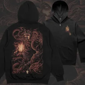 Impaler Zipped Hoodie