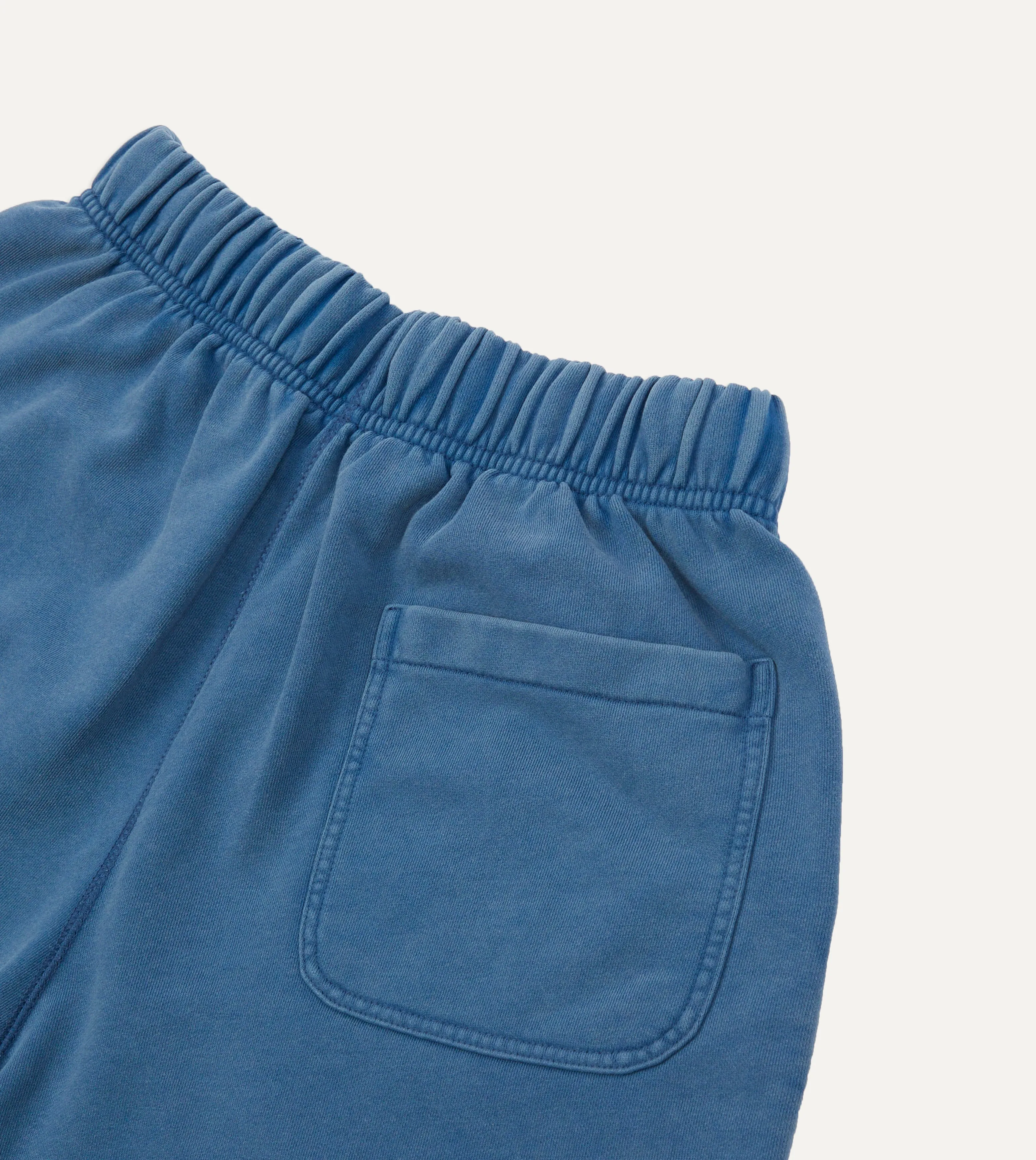 Indigo Cotton Jogging Shorts