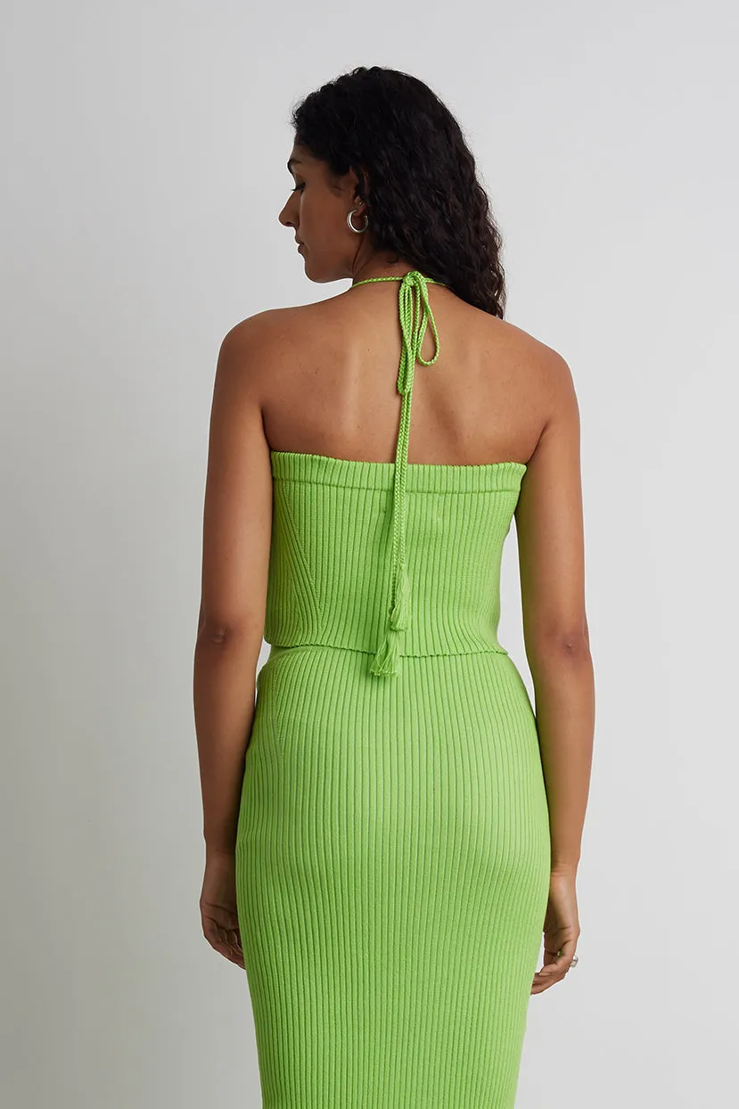 KAIA TUBE TOP | LIME