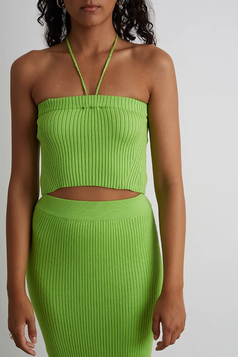 KAIA TUBE TOP | LIME