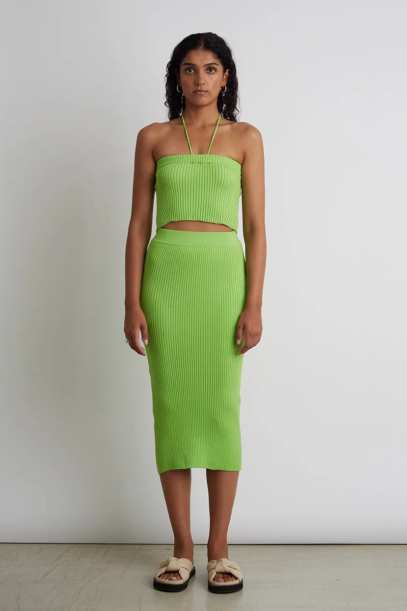 KAIA TUBE TOP | LIME