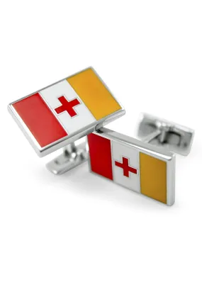 Kappa Alpha Order Flag Cufflinks