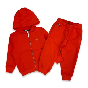 Kids Fleece Orange Jogging Set