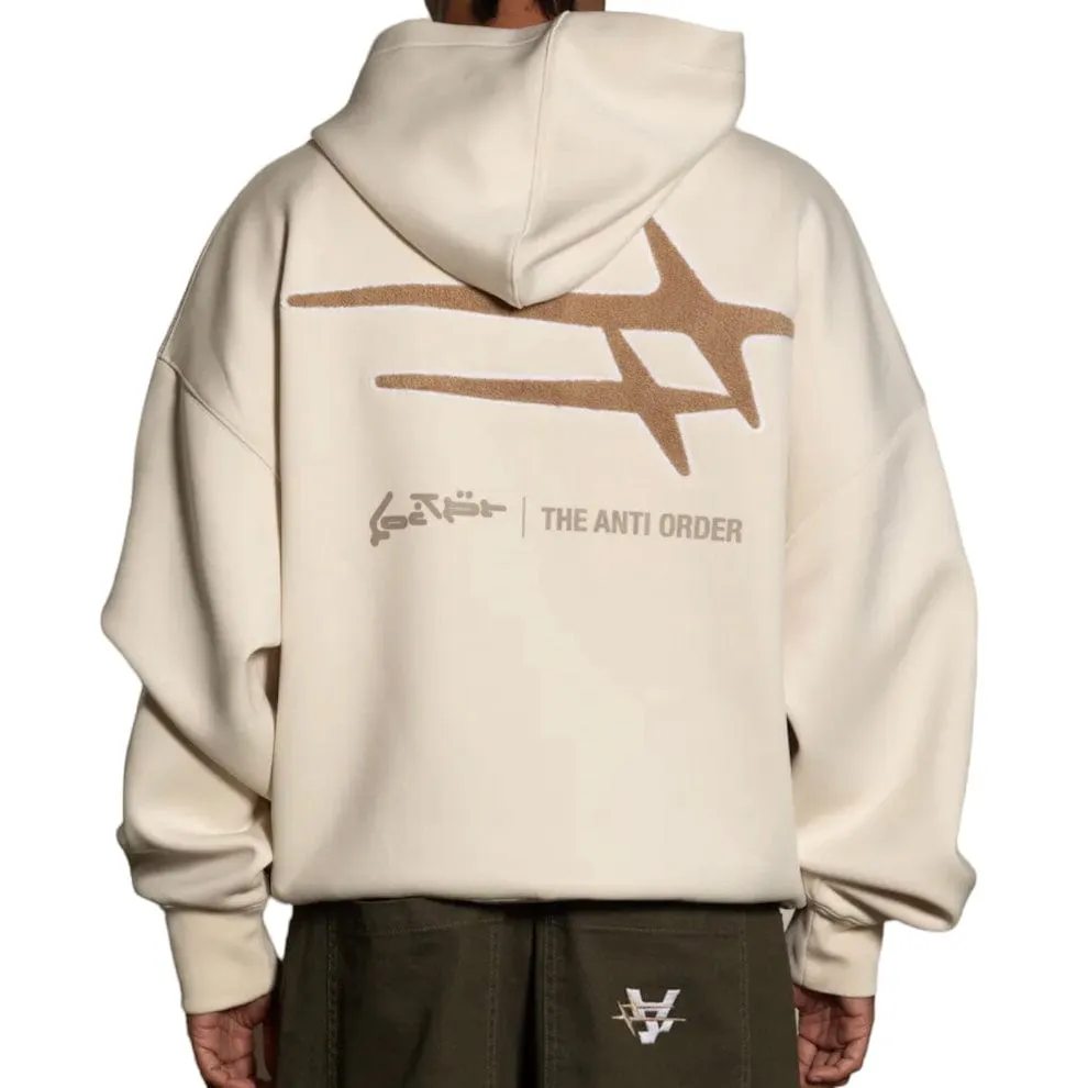 Loiter X The Anti Order Zip Hoodie (Stone)