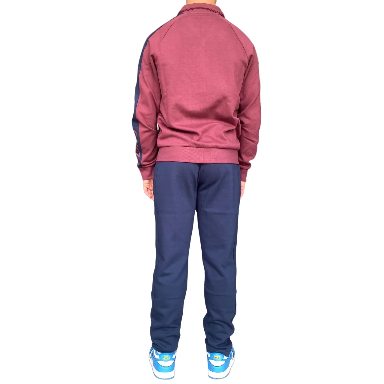 Lotto More VIII men's tracksuit 220226 B7M wine-blue