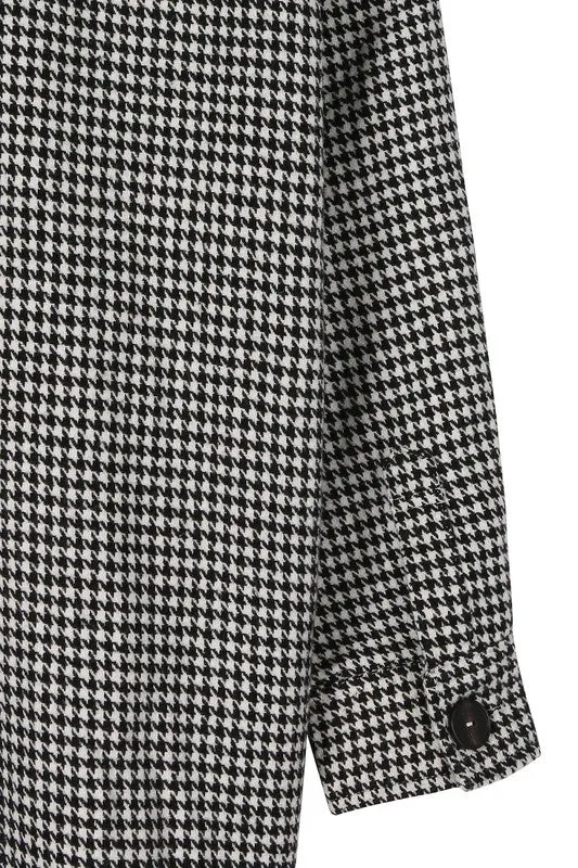 LULA HOUNDSTOOTH SHACKET [ONLINE EXCLUSIVE]