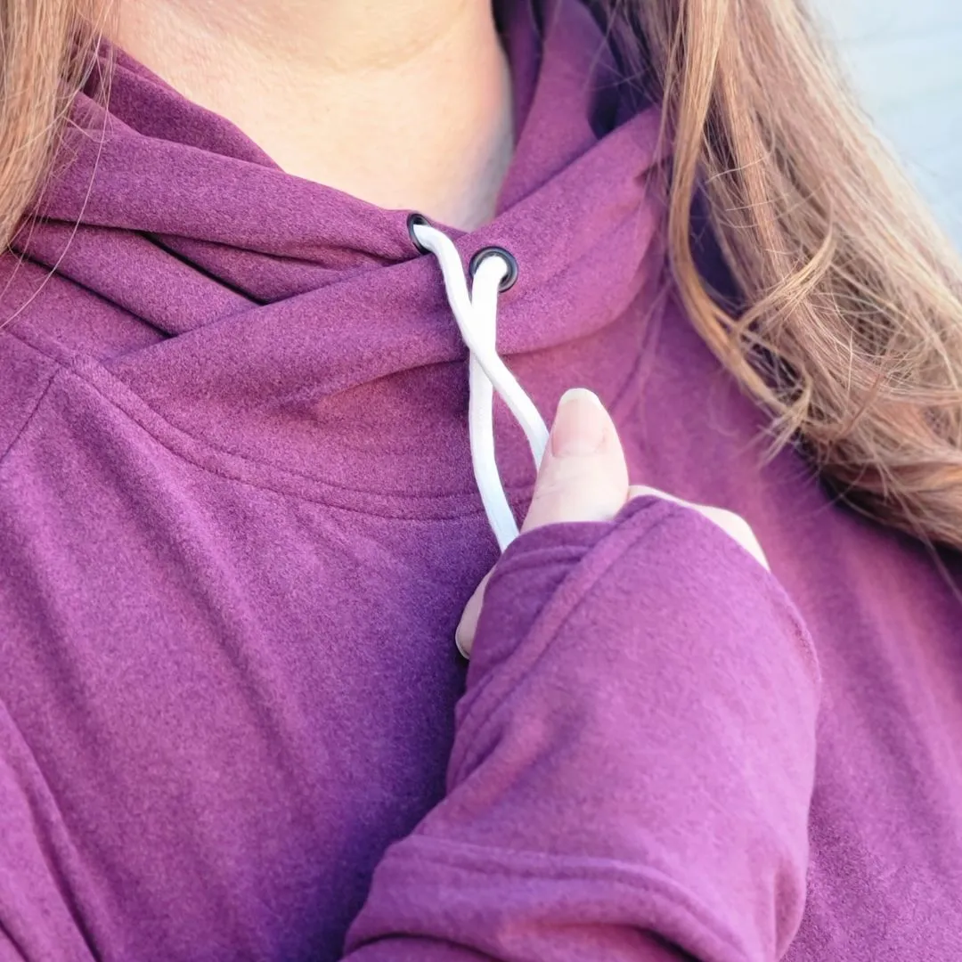 Lux Fleece Berry Pullover Hoodie