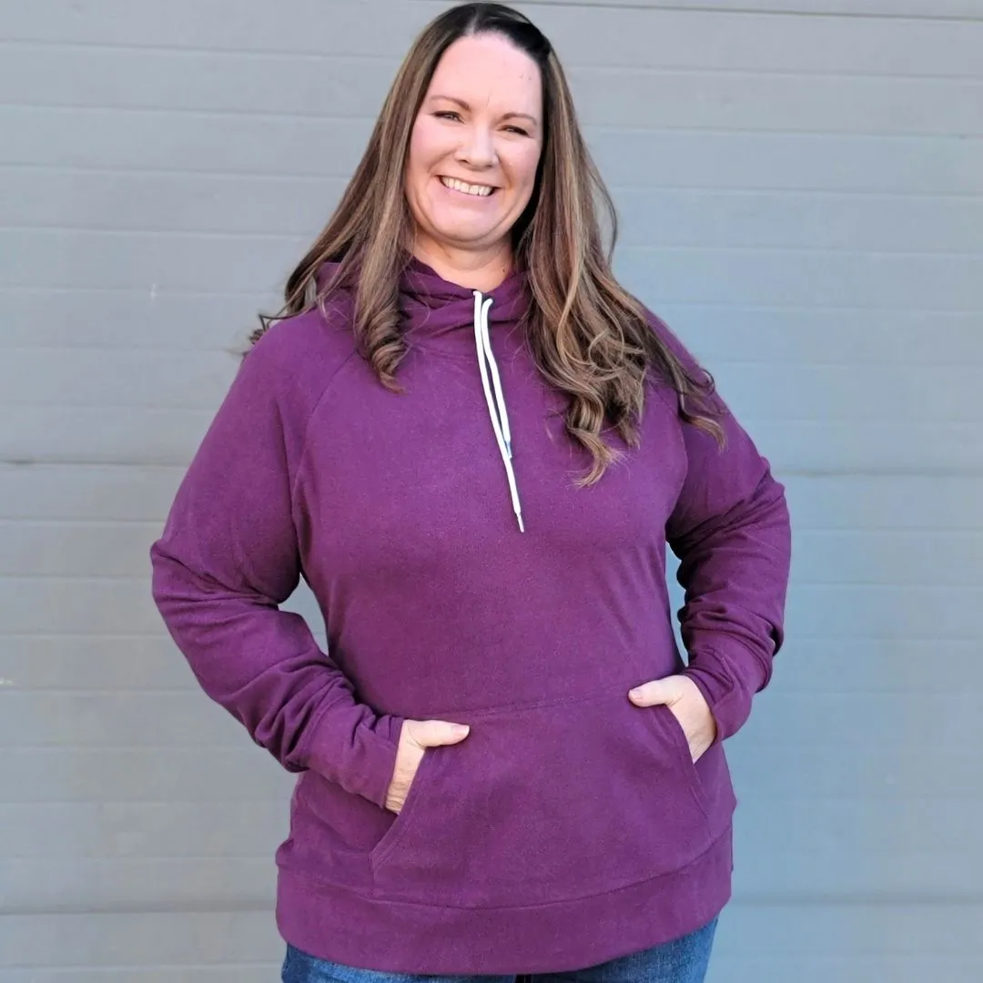 Lux Fleece Berry Pullover Hoodie