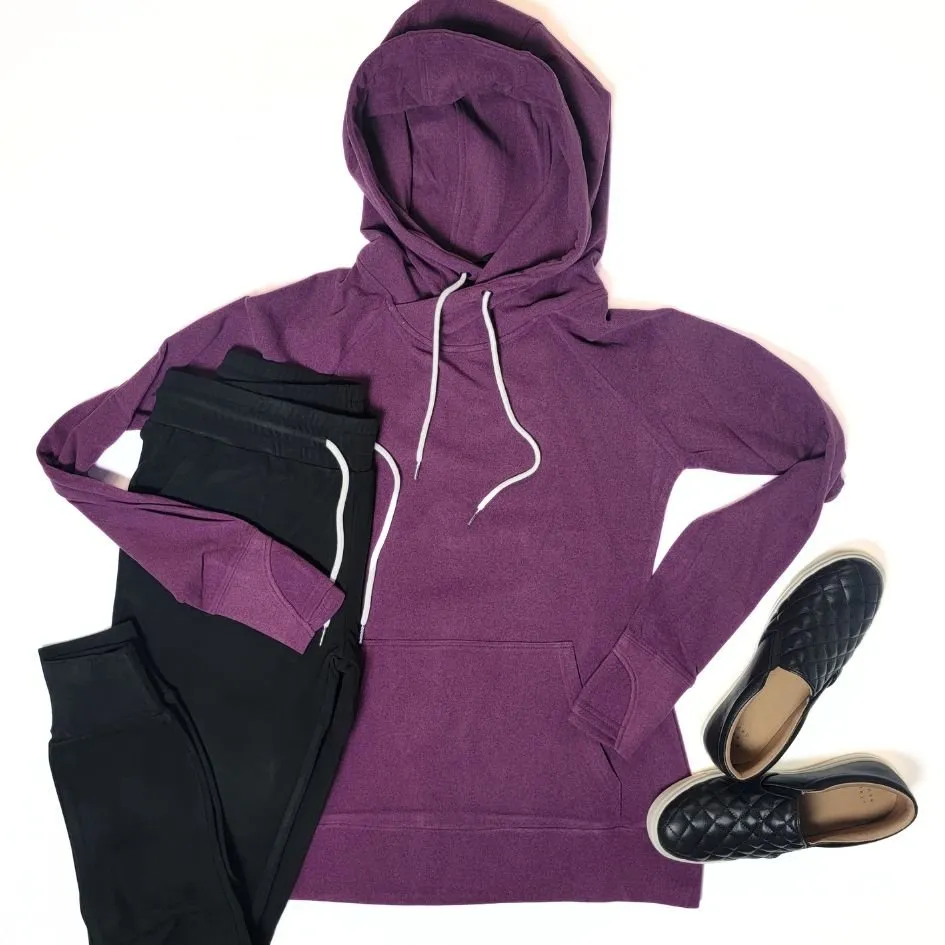 Lux Fleece Berry Pullover Hoodie