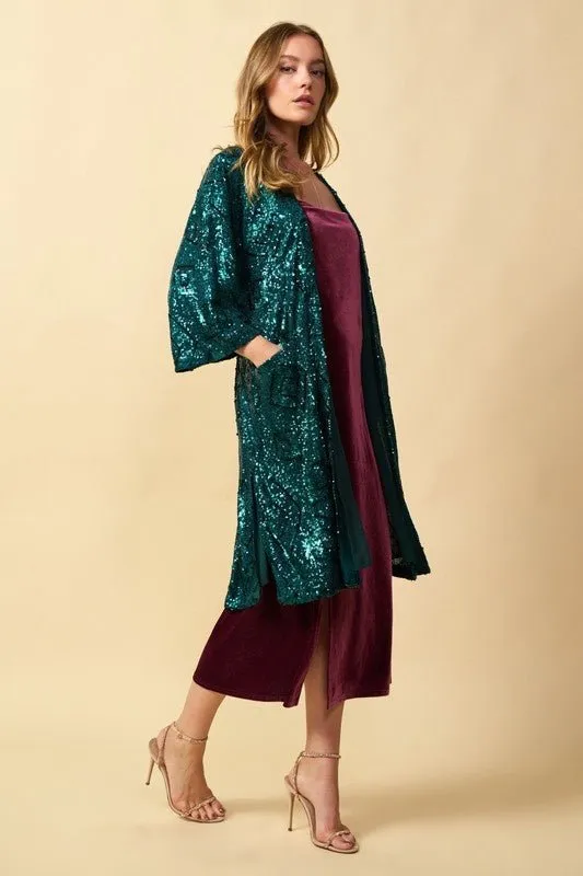 Madeline Sequin Kimono - FINAL SALE