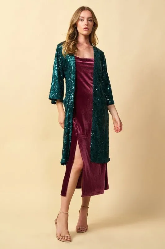 Madeline Sequin Kimono - FINAL SALE