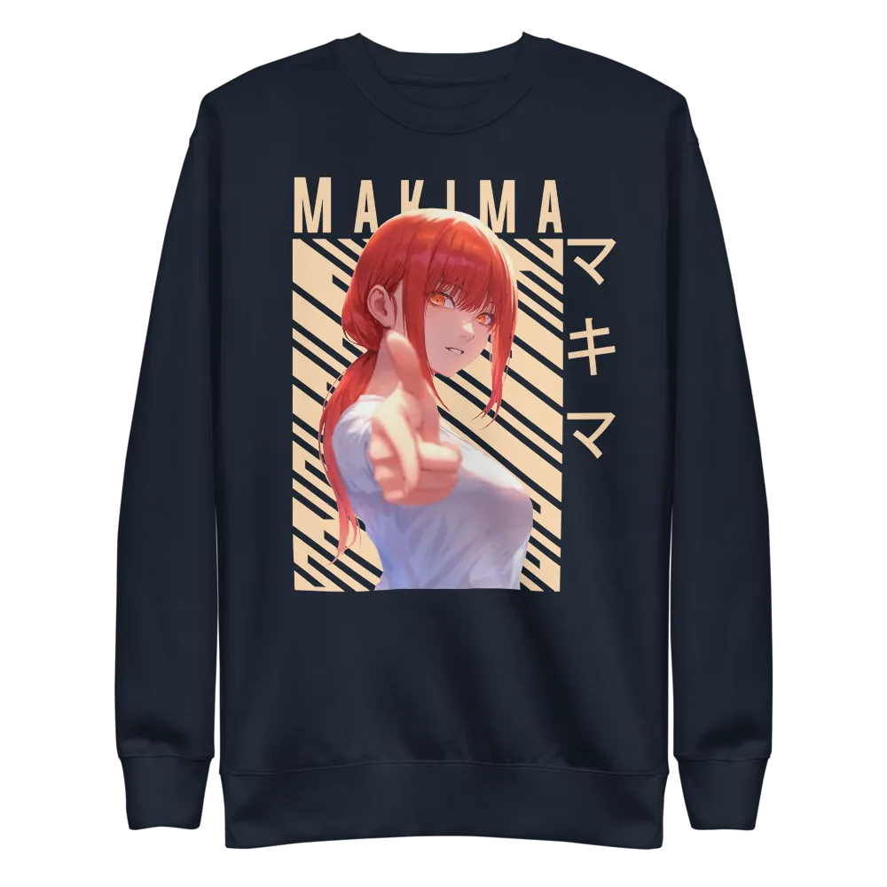 Makima Crewneck Sweatshirt Chainsaw Man