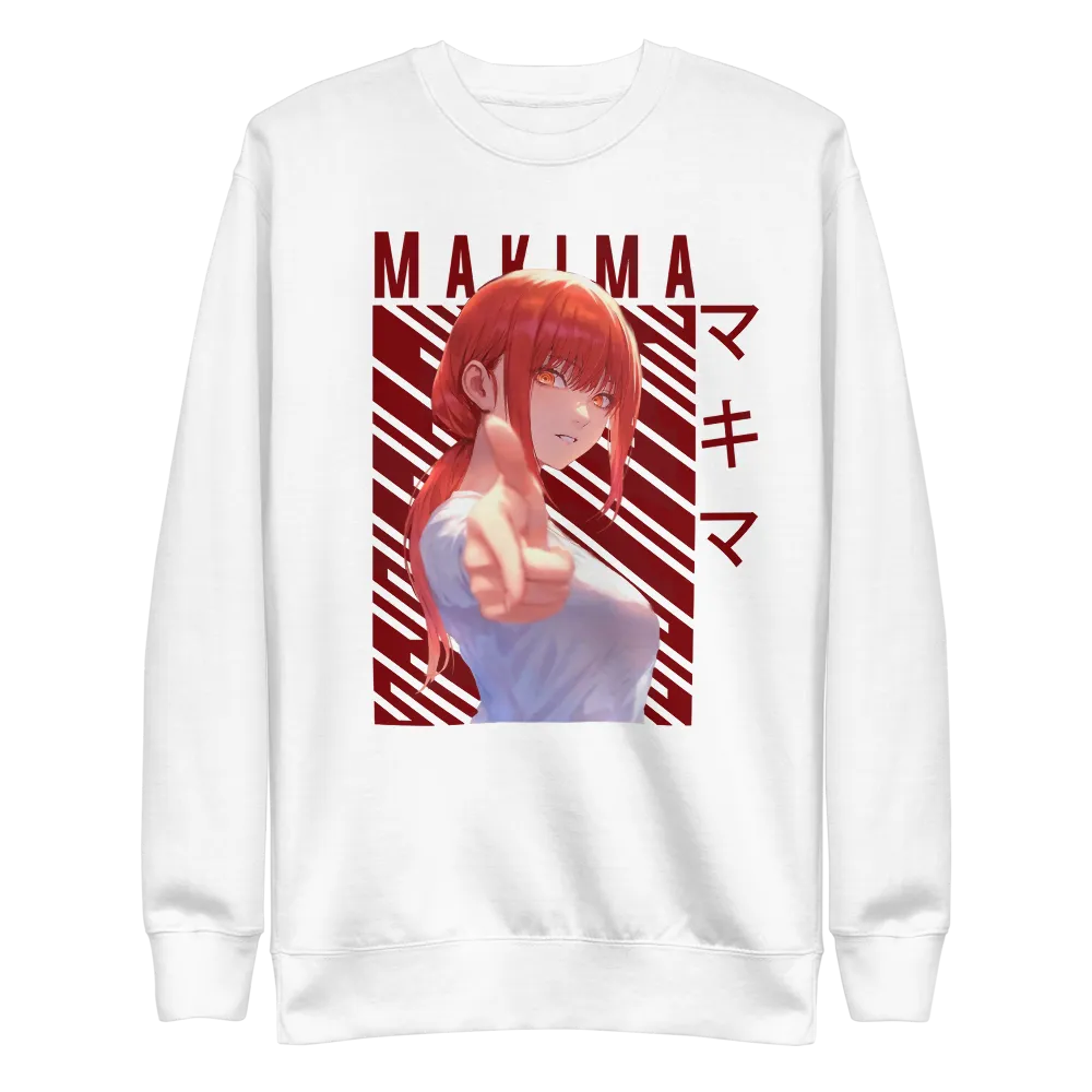 Makima Crewneck Sweatshirt Chainsaw Man