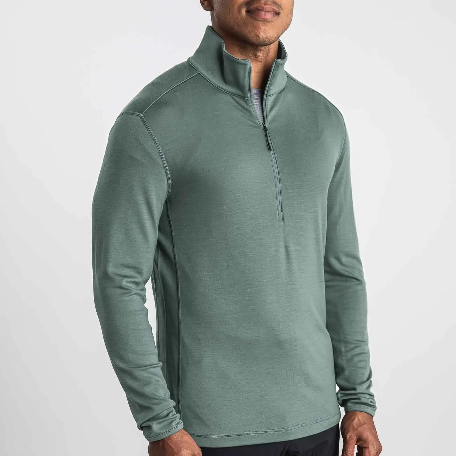 Men's Blended Merino Wool 1/4 Zip