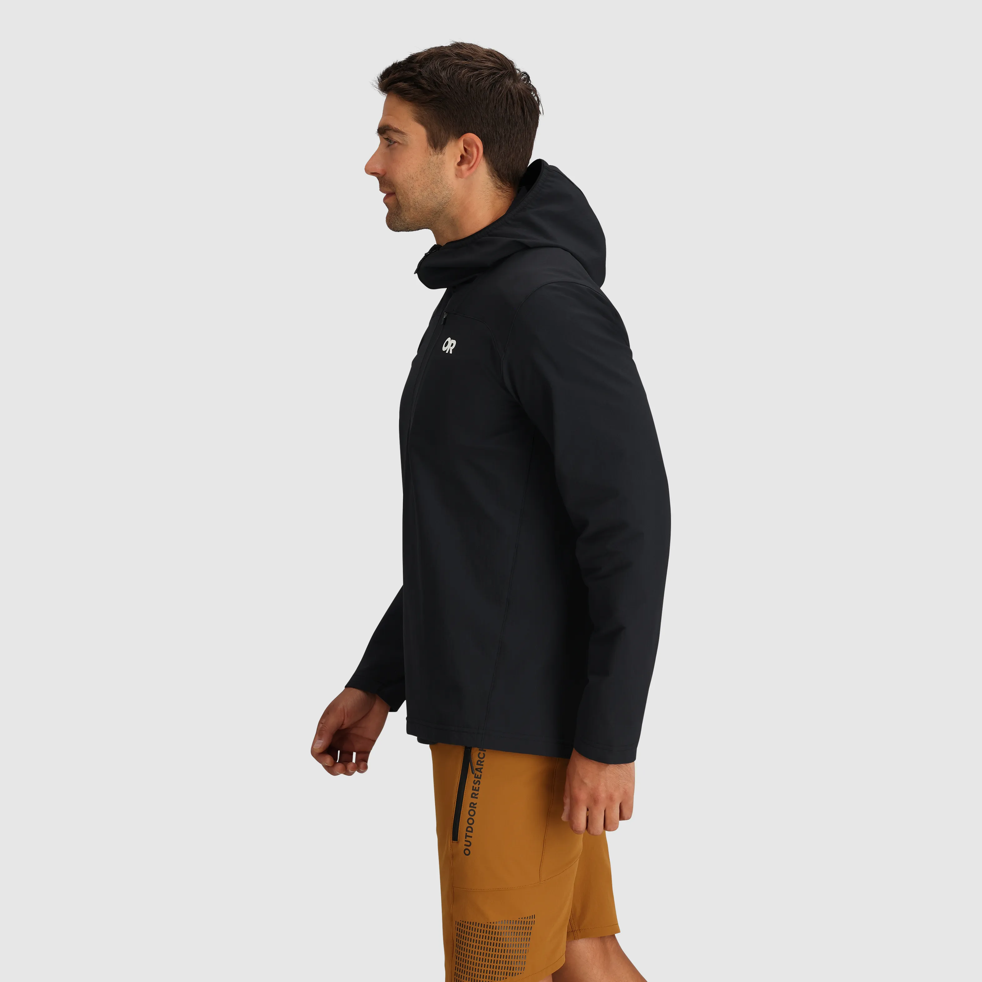 Men's Freewheel Half Zip Soft Shell Hoodie