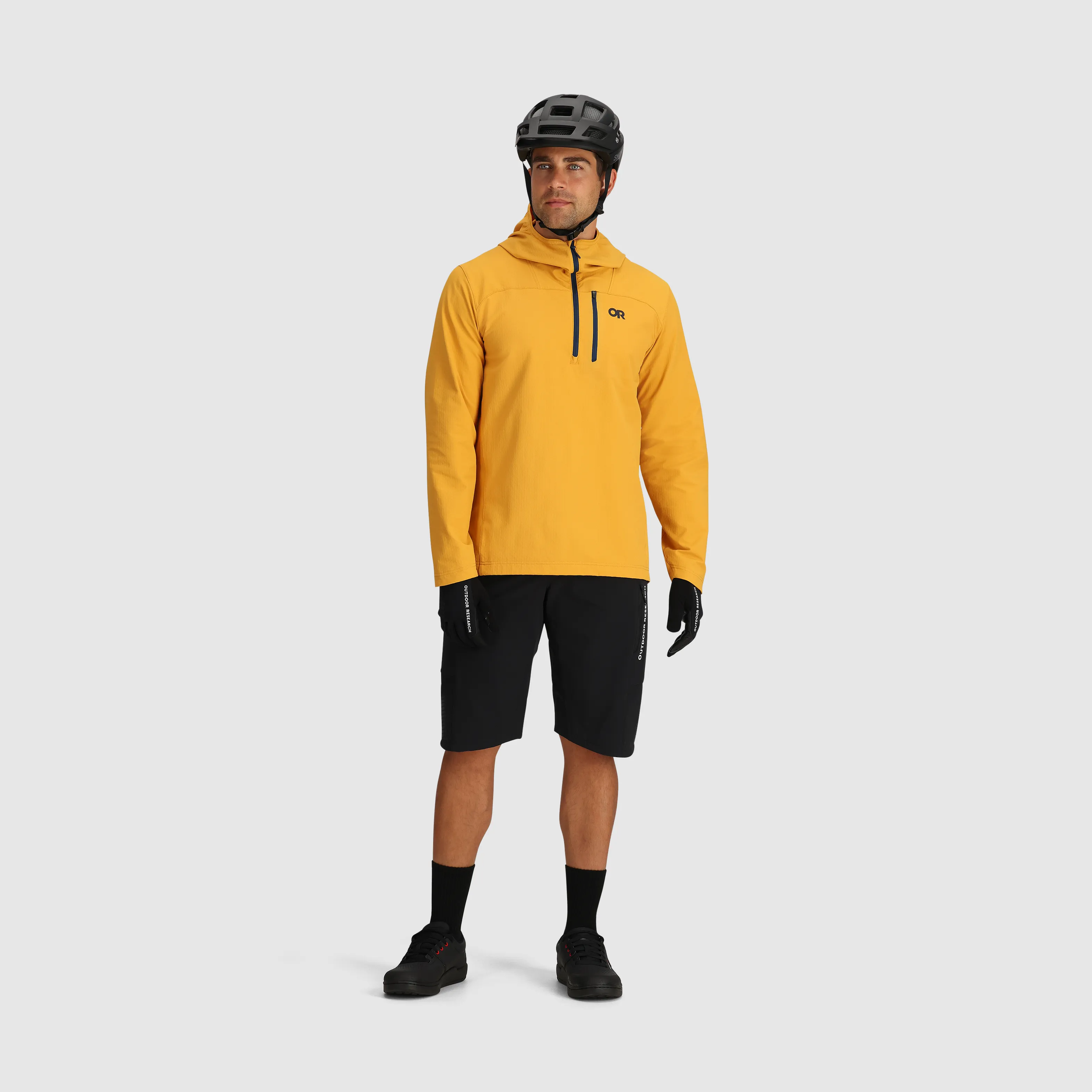 Men's Freewheel Half Zip Soft Shell Hoodie