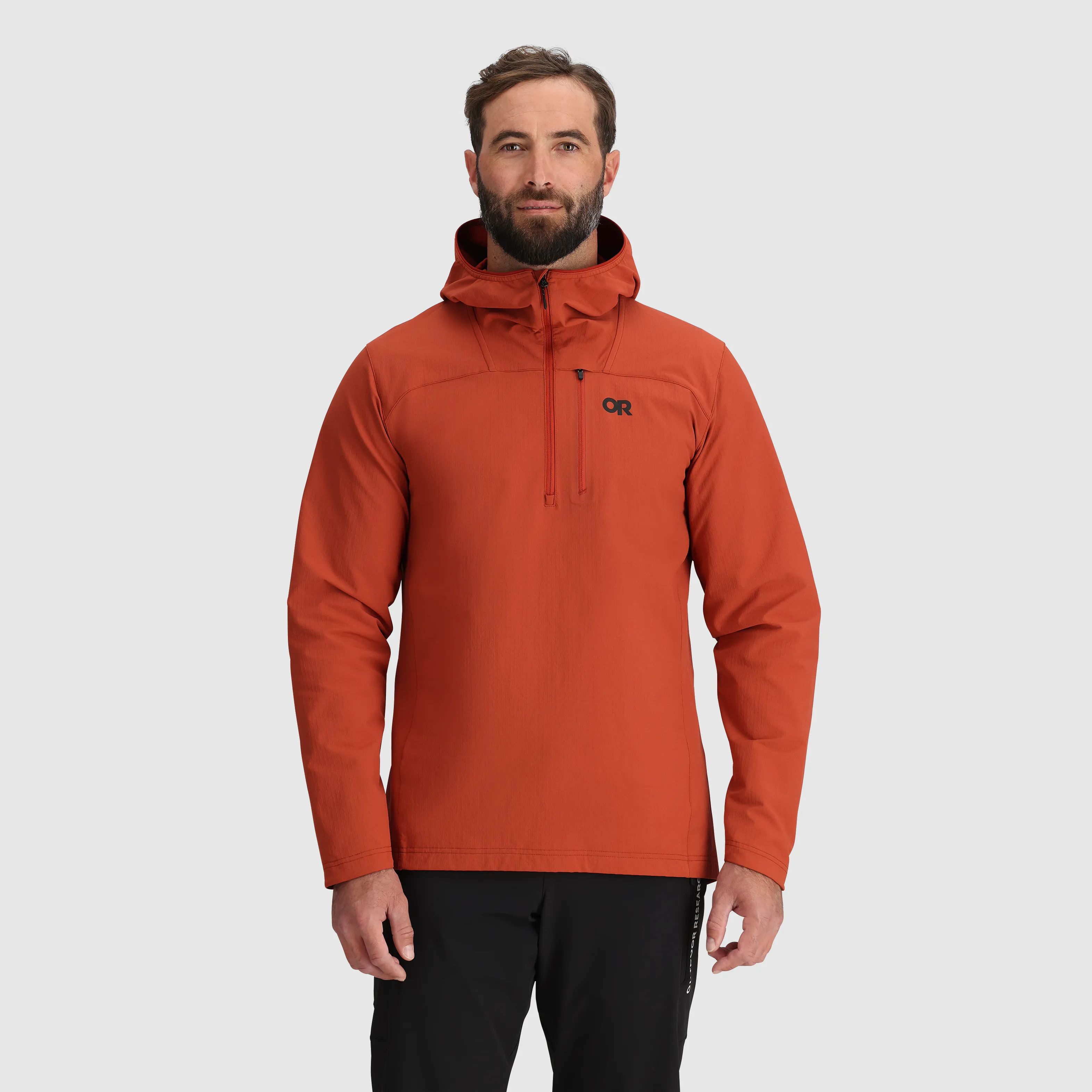 Men's Freewheel Half Zip Soft Shell Hoodie