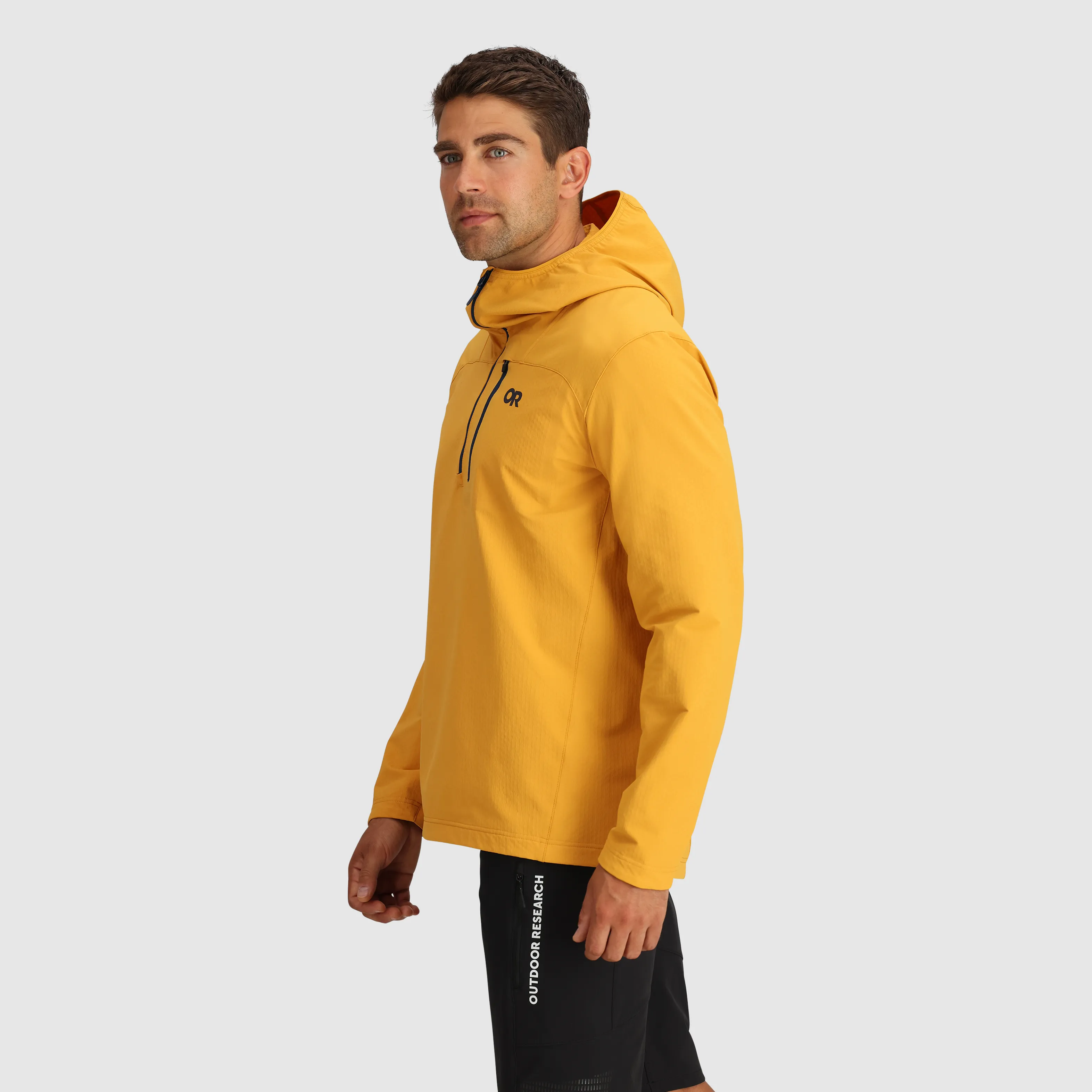 Men's Freewheel Half Zip Soft Shell Hoodie