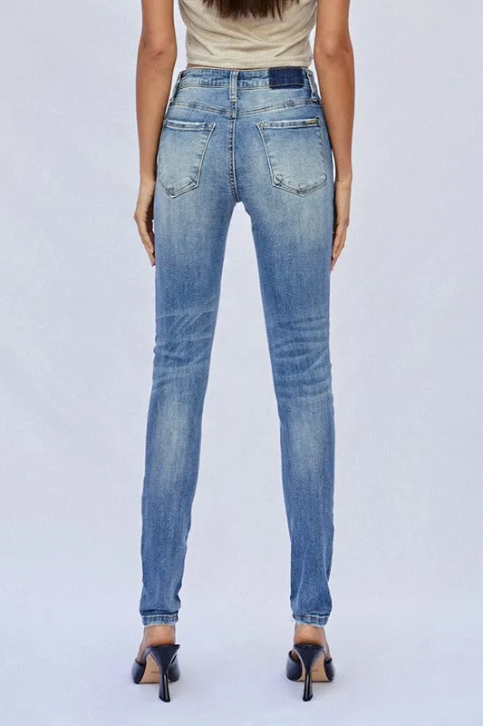 MID RISE FULL SKINNY JEANS