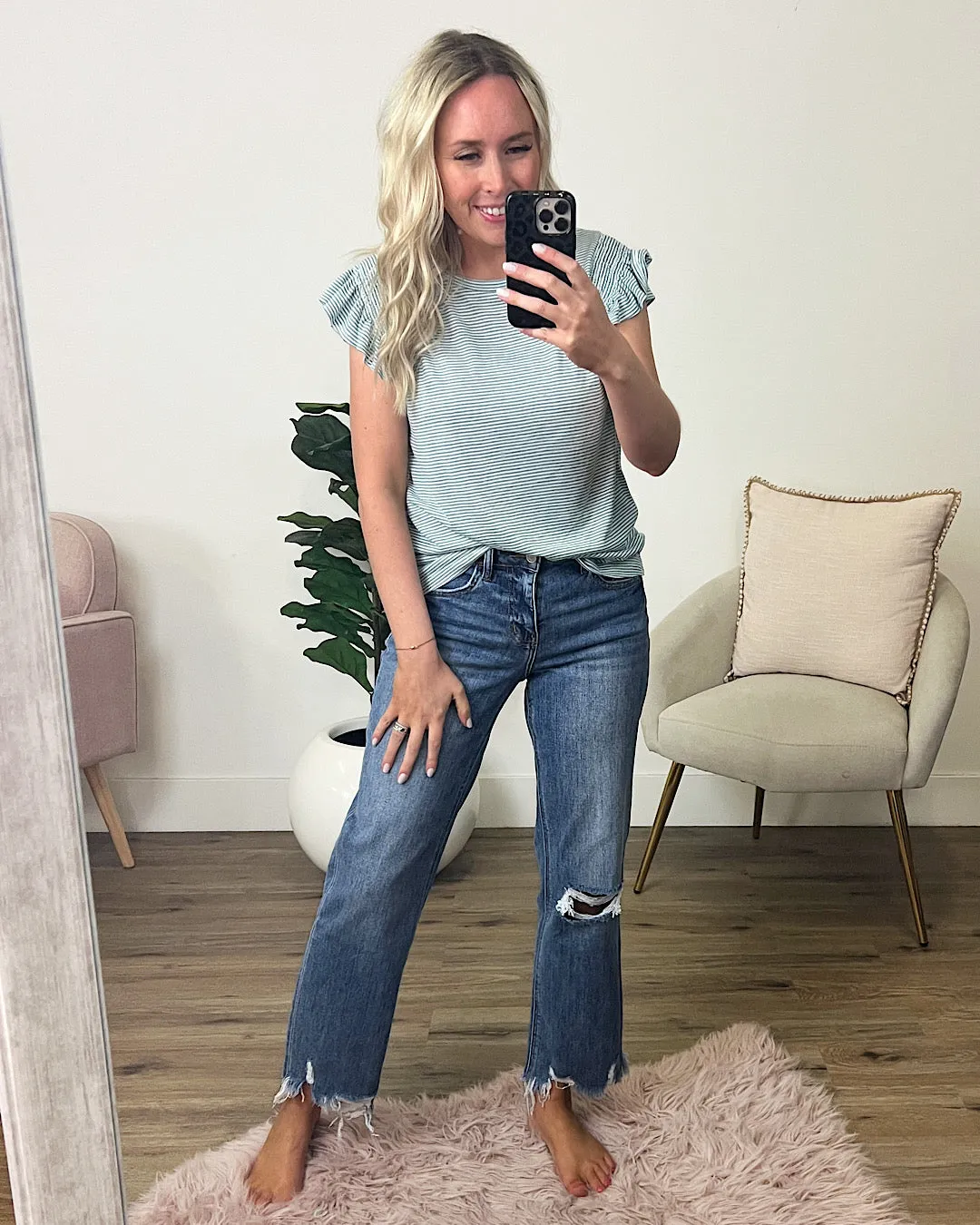 Distressed Dad Jeans - Lovervet Lucy - NEW!