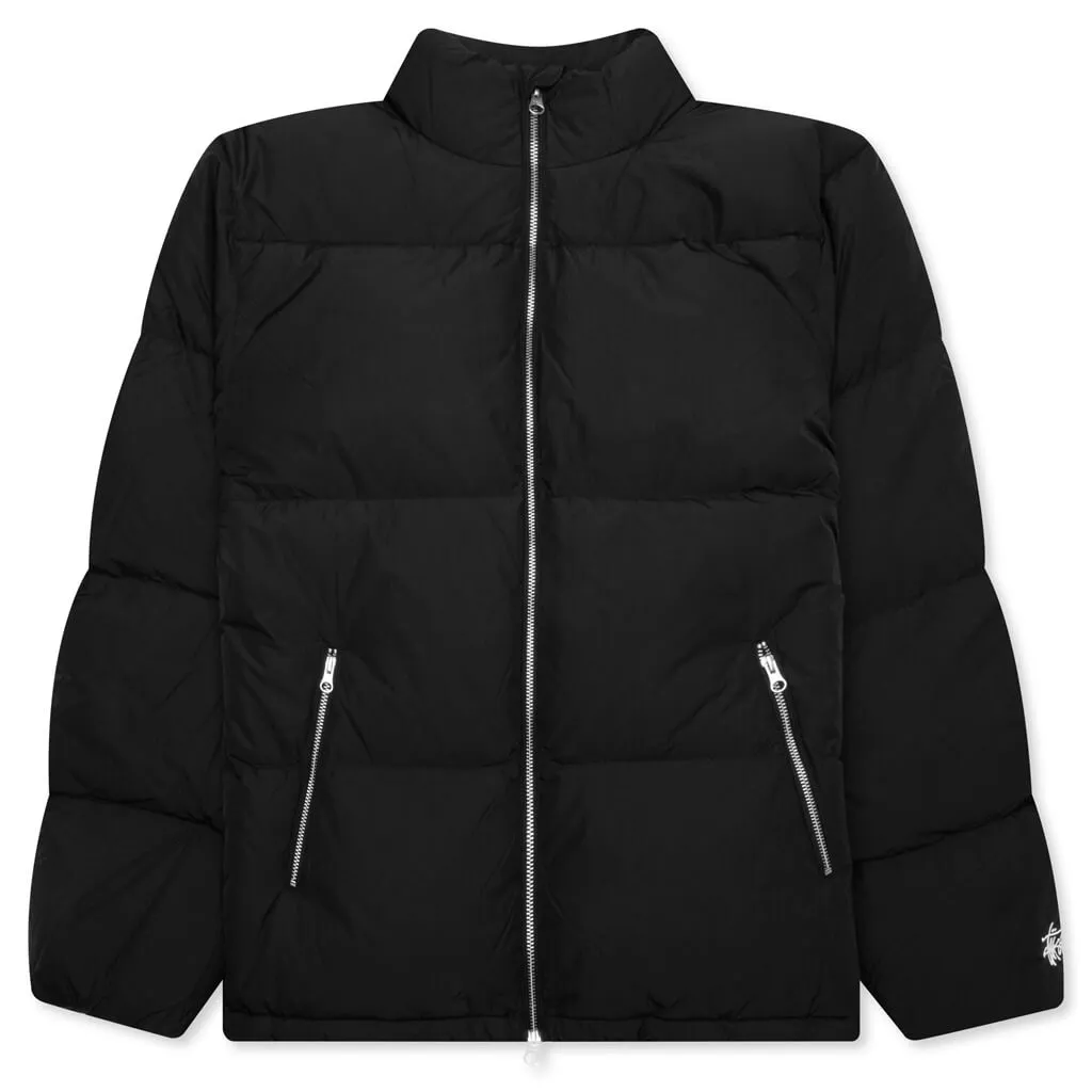 Nylon Down Puffer - Black