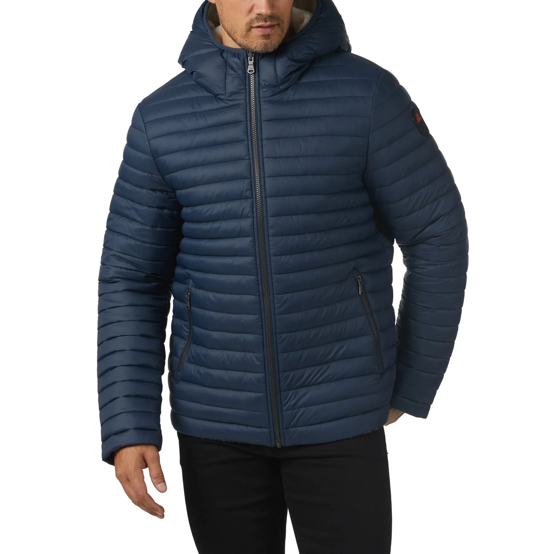 Pajar Men's Davie Reversible Thinsulate Puffer - NAVY