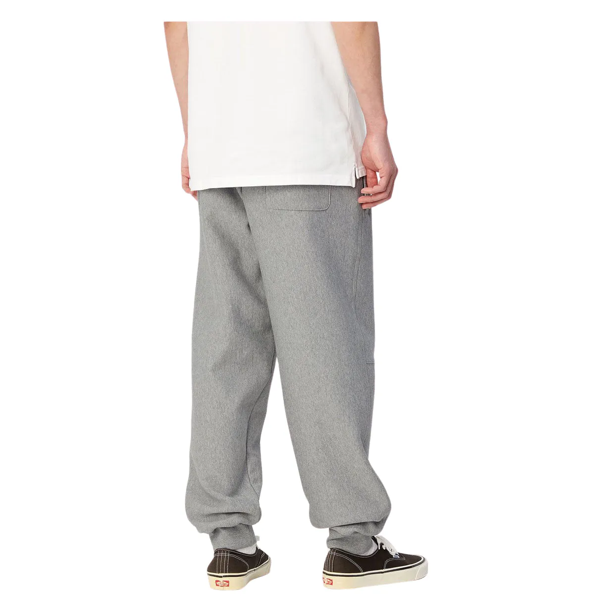 Pantaloni Uomo Carhartt WIP American Script Jogging Grigio